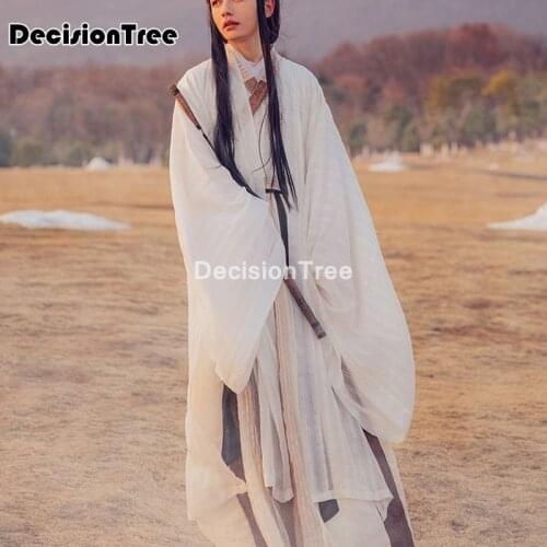 2021 ancient chinese costume men stage performance outfit for dynasty men hanfu costume satin robe chinese traditional dress men