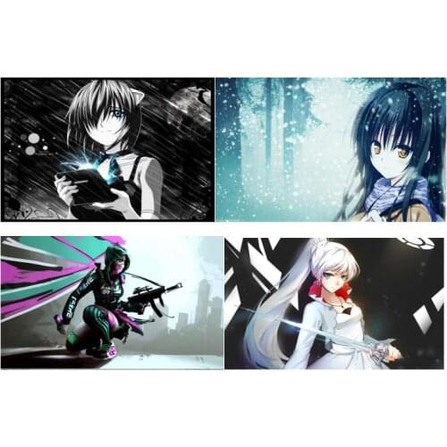 42style Choose Anime Girl Art Film Print Silk Poster for Your Home Wall Decor 24x36inch