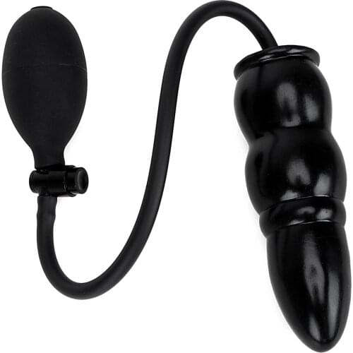 IKOKY Anal Dilator Inflatable Anal Plug Expandable Butt Plug Massager Silicone Sex Toys for Women Men