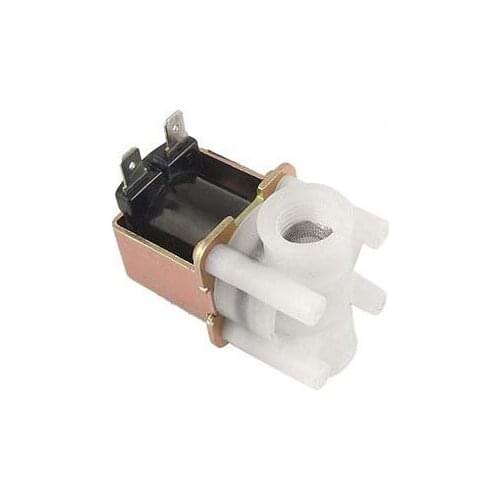 Free Shipping 50PCS/LOT DC 24V 1/4'' Female Thread Water Flush Solenoid Valve RO Systerm Plastic