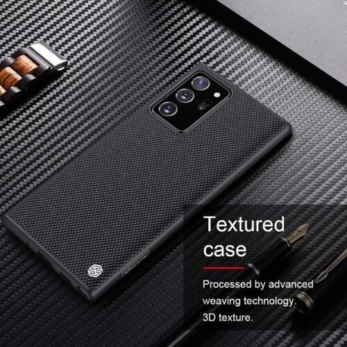 For Samsung Note 20 NILLKIN Textured Nylon Fiber Case Back Cover for Samsung Galaxy Note 20 Ultra 5G Phone Case Durable Non-slip