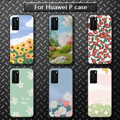 Oil painting spring flowers Phone Case For Huawei P20 P30 P20Pro P20Lite P30Lite Psmart P10 9lite