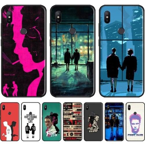 Movie fight club art design Phone Case For Xiaomi Redmi 7 9t 9se k20 mi8 max3 lite 9 note 8 9s 10 pro Soft Shell Cover Funda