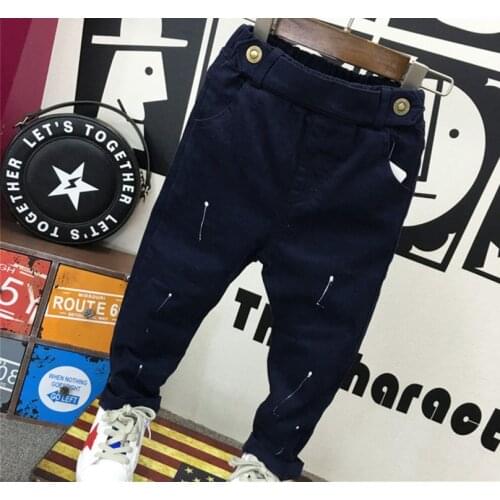 Fashion baby clothing 2-6years High quality Spring and Autumn kids pants boys jeans children jeans free shipping