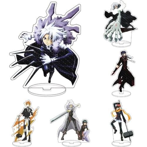 Hot Anime d.Gray-Man Stand Sign Allen Walker Yu Kanda Lenalee Lee Lavi Acrylic Stand Figure Desk Decor Collection Model Toy Gift