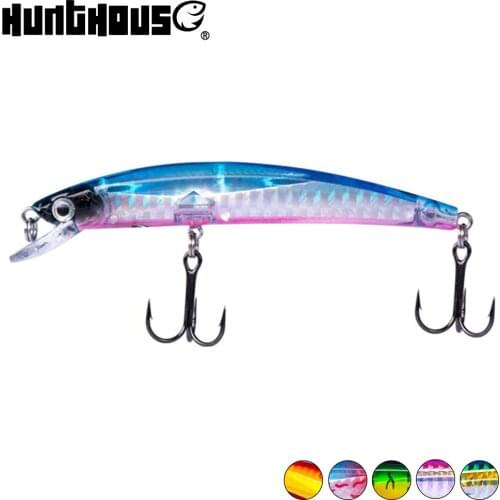 Hunthouse yo zuri minnow wobblers fishing lure 90mm 7.5g floating hard bait for fishing perch pike lure leurre minow artificial