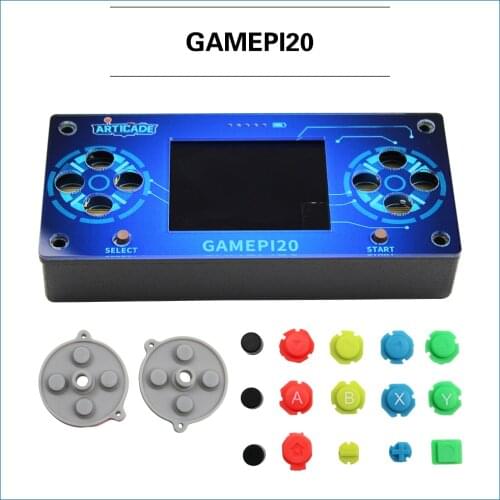 GamePi20 Accessories Add-ons DIY Handheld Game Console for Raspberry Pi Zero / Zero W / Zero WH to Build GamePi20
