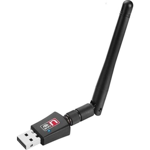 Mini USB Adapter WiFi Chipset MT7601 for PC USB2.0 2DB Antenna Ethernet Wi-Fi Dongle 2.4G Network Card Wi Fi Receiver