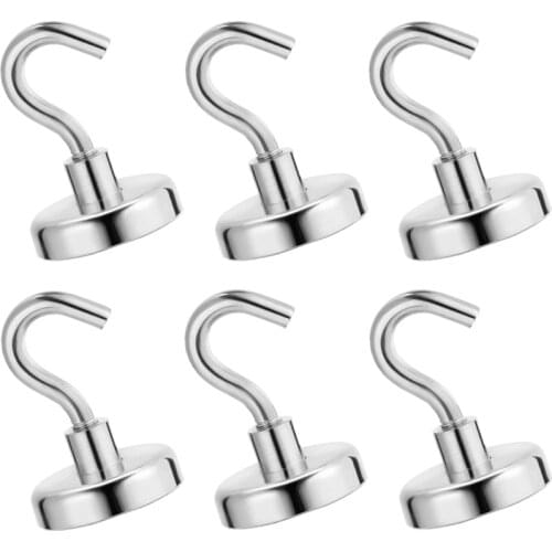 10-30 pcs Multi-purpose Strong Magnetic Hook Heavy Duty Office Home Hanging Hanger Magnet Wall Bracket Storage Organization Tool