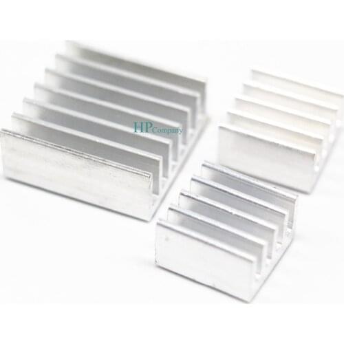 90pcs=30sets Adhesive Raspberry Pi+ Heatsink Cooler Pure Aluminum Heat Sink Set Kit Radiator For Cooling Raspberry Pi 2 B