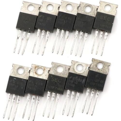 10pcs NEW IRF740 IRF 740 Power MOSFET 10A 400V TO-220