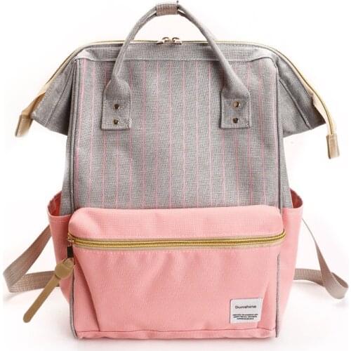 2021 New Canvas Printing Backpack Women School Bag Teenage Girls Cute Bookbag Vintage Laptop Backpacks Y276