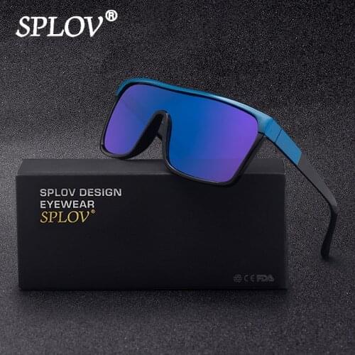 New Oversized Sunglasses Men Women Big Frame Sun Glasses Retro Rectangle Flat Shades Vintage Eyewear Fashion Trendy UV400
