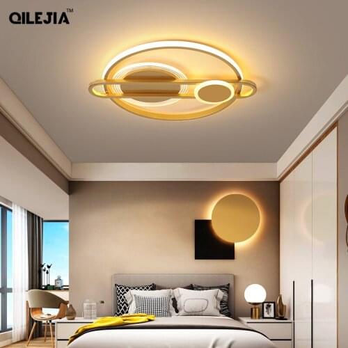 Modern LED Chandelier Lights For Living Room Bedroom Nordic Creative White Black Gold Lamps Indoor Lighting Luminaire AC 90-260V