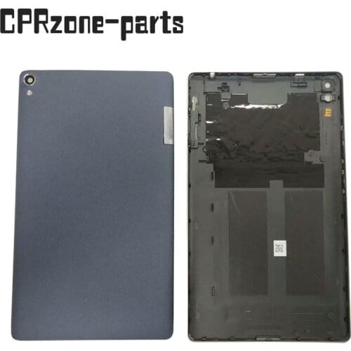 Dark Blue / Gray For Lenovo Tab3 8 Plus TB-8703F TB-8703X Battery Door Back Cover Rear Housing With Side Keys Button