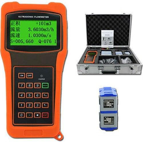 UF-2000H Ultrasonic Flow Meter TS-2(DN15~DN100mm) TM-1(DN50~DN700mm) TL-1(DN300~DN6000mm) Handheld Digital Water Flowmeter