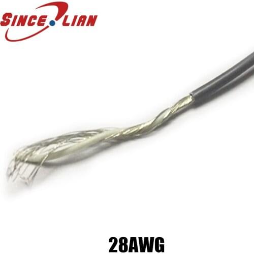 UL1533 1185 single-core shielded cable American standard power cord One core and one ground Audio signal line winding shielding