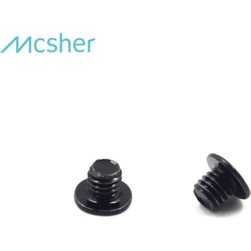 50pcs Laptop Notebook HDD Hard Drive Caddy Harddisk Screw Phillips Flat Wafer Head Black Zinc M3 x 3mm