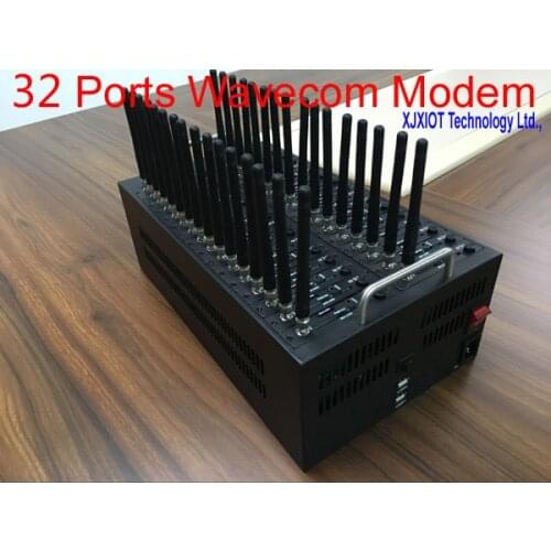 Xjx Cheapest 32 Ports wireless USB gsm modem wavecom Q2406B for bulk sms Modem Support At Command