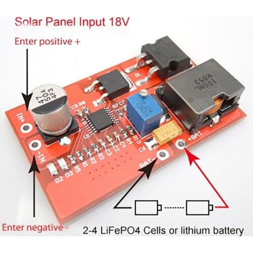 Charging 10.8 V to 12.6 V Section 3 Series Of Lithium Battery And Lithium Battery CN3722 Solar Controller