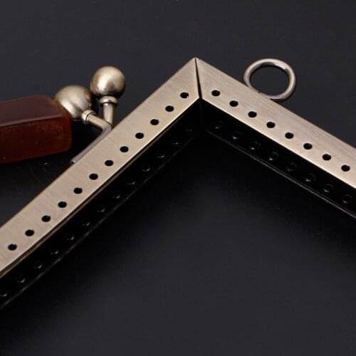 Y166 1PC Metal Frame Clasp Lock For Sewing Coin Purse Bag Accessories DIY 20.5cm
