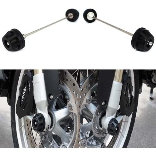 1set For BMW R1200GS 2013-2017 Motorcycle Front Axle Fork Wheel Protector Crash Sliders Cap Pad
