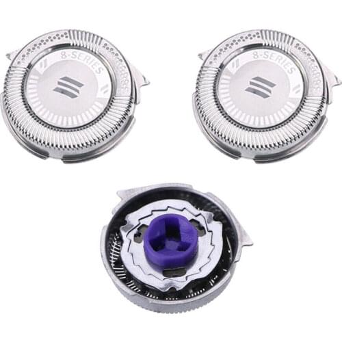 3pcs Replacement Shaver Head for Philips Norelco HQ8 Razor Blade Head for Philips HQ8 7310XL HQ6090 HQ7340 PT710 AT750 HQ9170