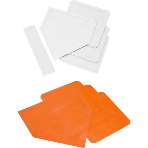 5pcs Thrown Down Baseball Base Rubber Waterproof Soft Bag Baseball Softball Kickball Pitcher Board Base Mat Plate Baseball Court