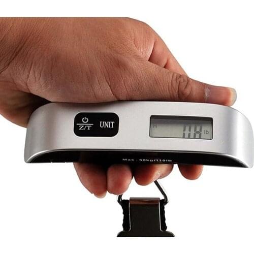 50kg/110lb Digital Electronic Luggage Scale Portable Hanging Scale Suitcase Bag Weight Scale Travel Bag Weighting