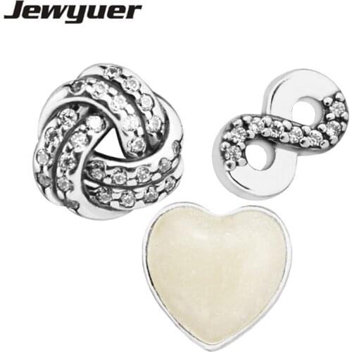 Valentines Day collection hearts petite Charms 925 Sterling Silver small love beads fit floating lock Pendant necklace DIY