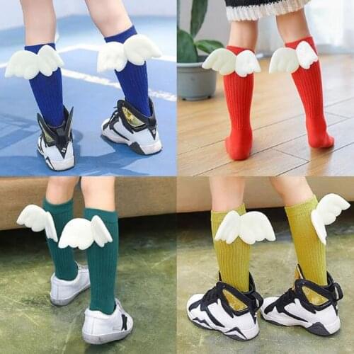 The Children 's spring and autumn winter creative angel wings in stockings baby wings from running stockings