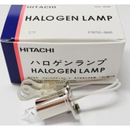 Compatible HITACHI 705-0840 12V 20W halogen lamp 7020 7170 7180 7600 biochemical analyzer 12v20w light lamps ,Used Japan beads