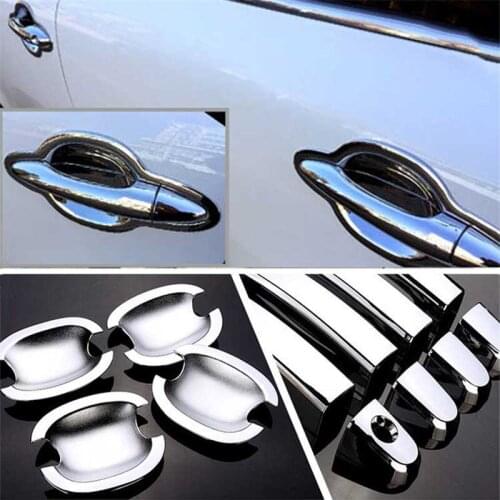 Non-Rusty Chrome Door Handle Bowl Cover Cup Overlay Trim For Kia KX3
