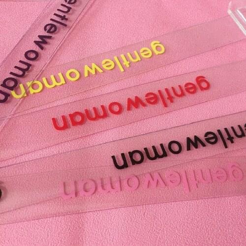 Ins Transparent Plastic Pvc Belt Ladies Street Trend Letter Belt 2021 New Design Fashion Creative Men And Women Hot Sale