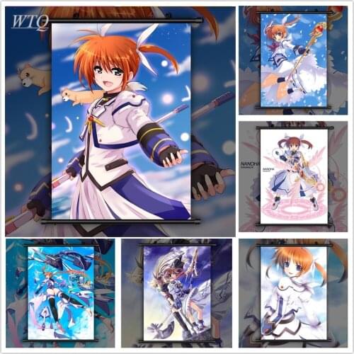 Mahou Shoujo Lyrical Nanoha Takamachi Wall Posters Anime Posters Canvas Painting Wall Decor Posters Wall Art Picture Home Decor