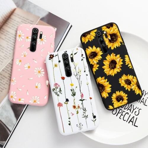 Soft TPU Cases For Xiaomi Redmi Note 8 Pro Case 6.53" Flower Marble Dragon Phone Cover For Redmi Note8pro note8 Pro Bumper Shell
