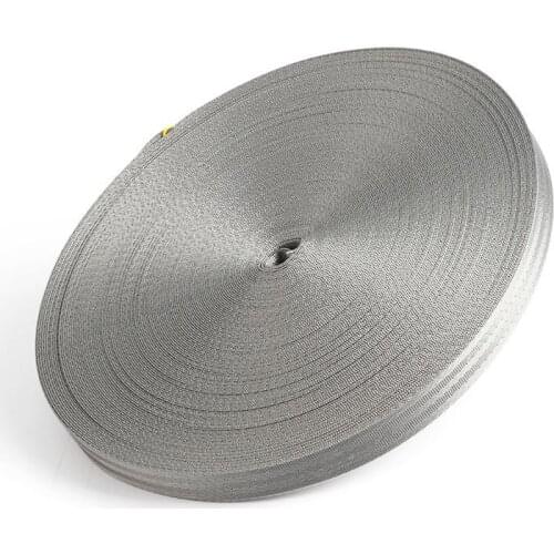 5M 2cm Dog Belt Nylon Webbing New Stripe Safety Belt Grey Coffee Black Ribbon Strapping Ruban Sewing Bag Seat Belt Accessories