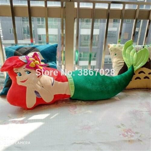 New The Little Mermaid Princess Plush 110CM Cushion Pillow Stuffed Toys For Children Gifts