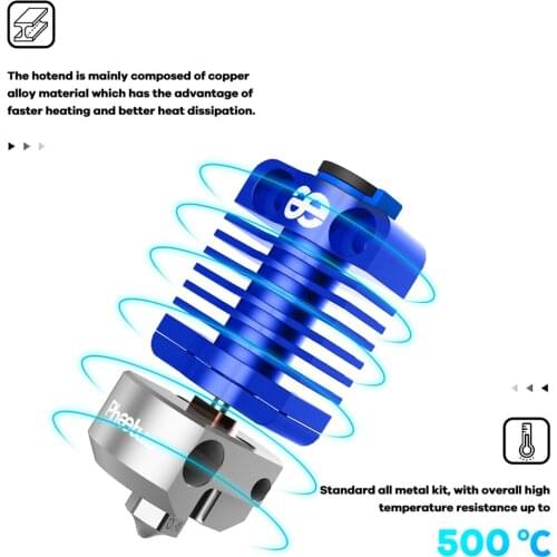 All Metal Upgraded Dragonfly HOTEND BMS Bimetal Heatbreak for Creality Ender-3 Ender 3 Pro Ender 3s CR-10 CR10 S4 S5 3D Printer