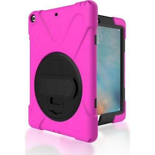 Durable Rugged Case For Apple iPad Air 1 Kids Safe Shockproof Heavy Duty Silicone Hard Cover For iPad 5 Case With Hand Belt