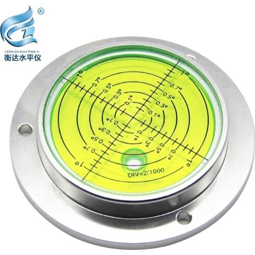 Construction machinery level bubble pump truck level metal circular level