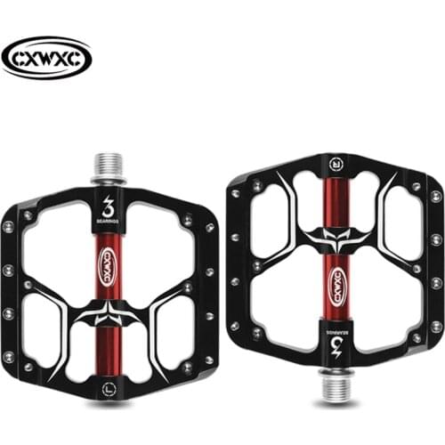Flat Bike Pedals MTB Road 3 Sealed Bearings Bicycle Pedals Mountain Bike Pedals Wide Platform pedales bicicleta mtb accessories