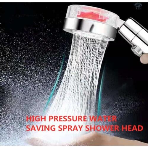 360 Rotated Rainfall Shower Head handheld High Pressure Water Saving Spray Shower Head Bathroom Pressurized Massage Shower Head