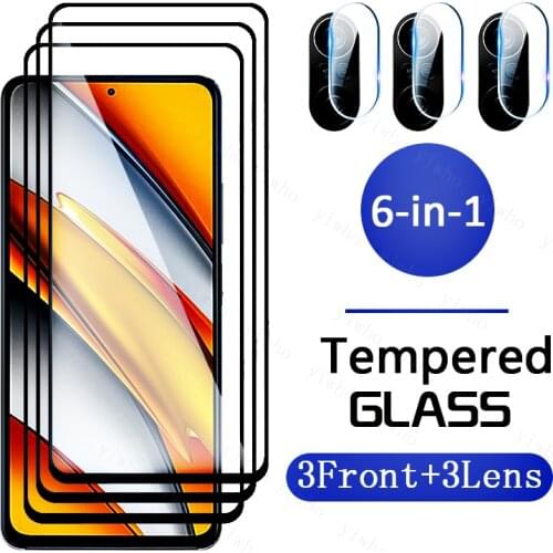 Tempered Glass For Xiaomi Poco F3 Glass Screen Protector Xiomi Pocox3 NFC x3Pro M3 F3 Pocophone X 3 Pro 10T PRO Protective Film