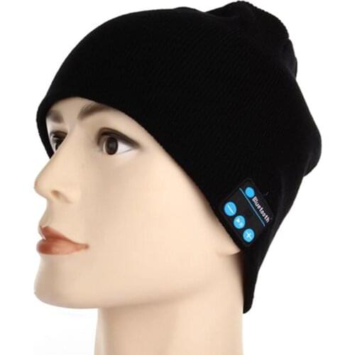 Winter Bluetooth USB Earphone Music Hat Winter Wireless Headphone Cap Headset With Mic Sport Hat For Phone Headset