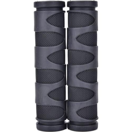 2Pcs BMX MTB Bicycle Rubber Grips Cycling Mountain Bicycle Scooter Bike Handle Bar Rubber Soft End Grip HOT