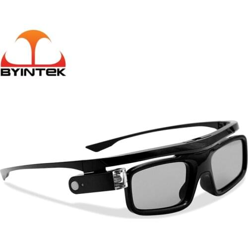 BYINTEK GL1800 3D Glass for DLP 3D Projector UFO U50 U30 P12 R19 R15 DLP-Link Active Shutter Real 3D Shocking