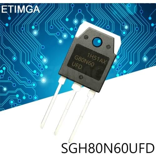 5Pcs/lot SGH80N60UFD TO-3P SGH80N60 TO-247 G80N60 80N60 G80N60UFD