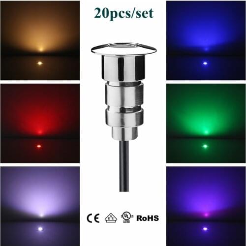 Aluminum Recessed Modern LED Lamp for Outdoor with Small Size Low Voltage LED Inground Jardin sidestep Light