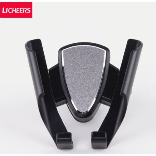 Licheers Car Phone Holder For Phone x xs Air Vent Clip Mount No Magnetic Gravity Phone Holder Support For Samsung XIAOMI MI 9